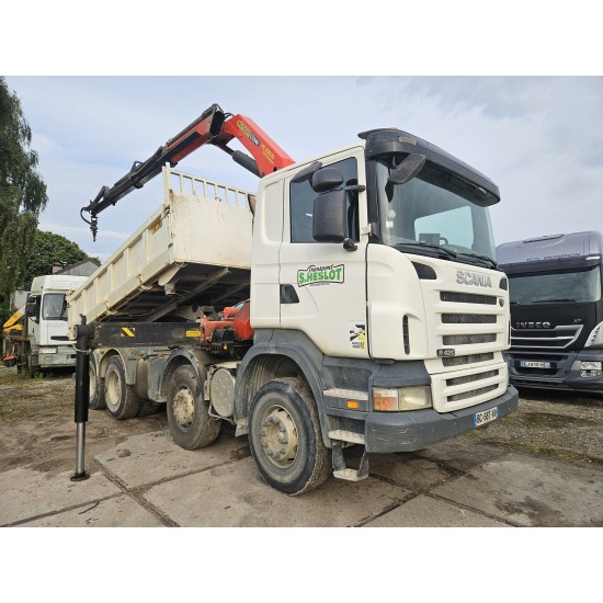 Scania R420 8x4 Tipper Crane Palfinger 23500