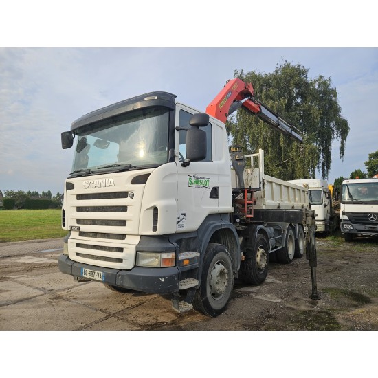 Scania R420 8x4 Tipper Crane Palfinger 23500